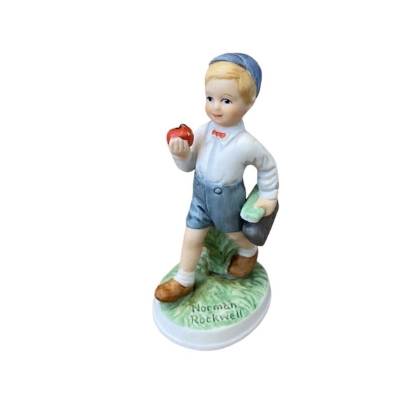 Vintage Norman Rockwell Teachers Pet Figure Dave Grossman 1980 Mexico - Picture 1 of 6